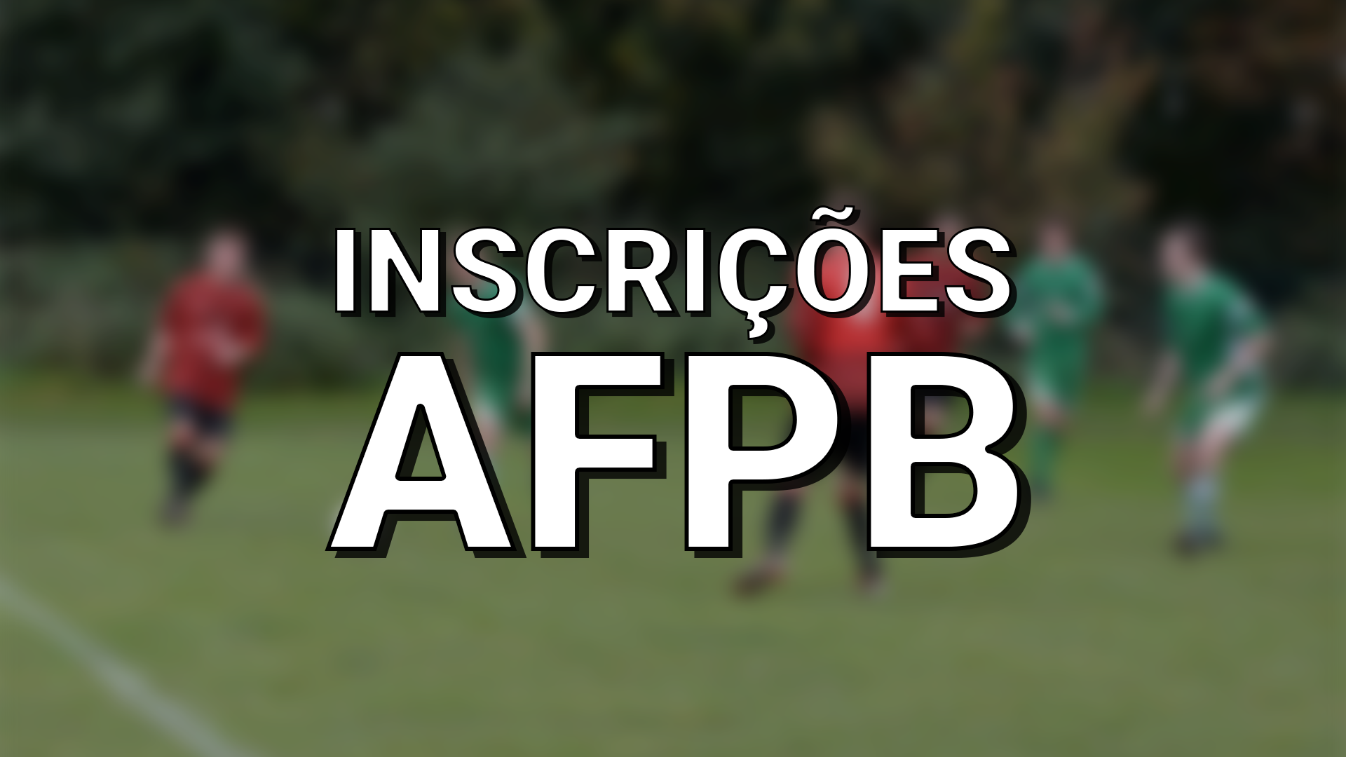 inscrições,afpb